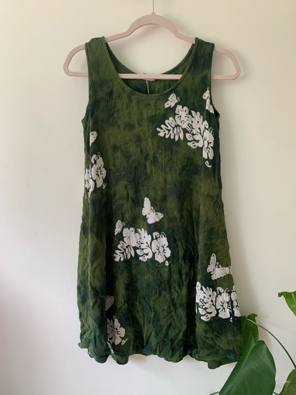Pineapple Moon | Vintage Green Hawaiian Sundress